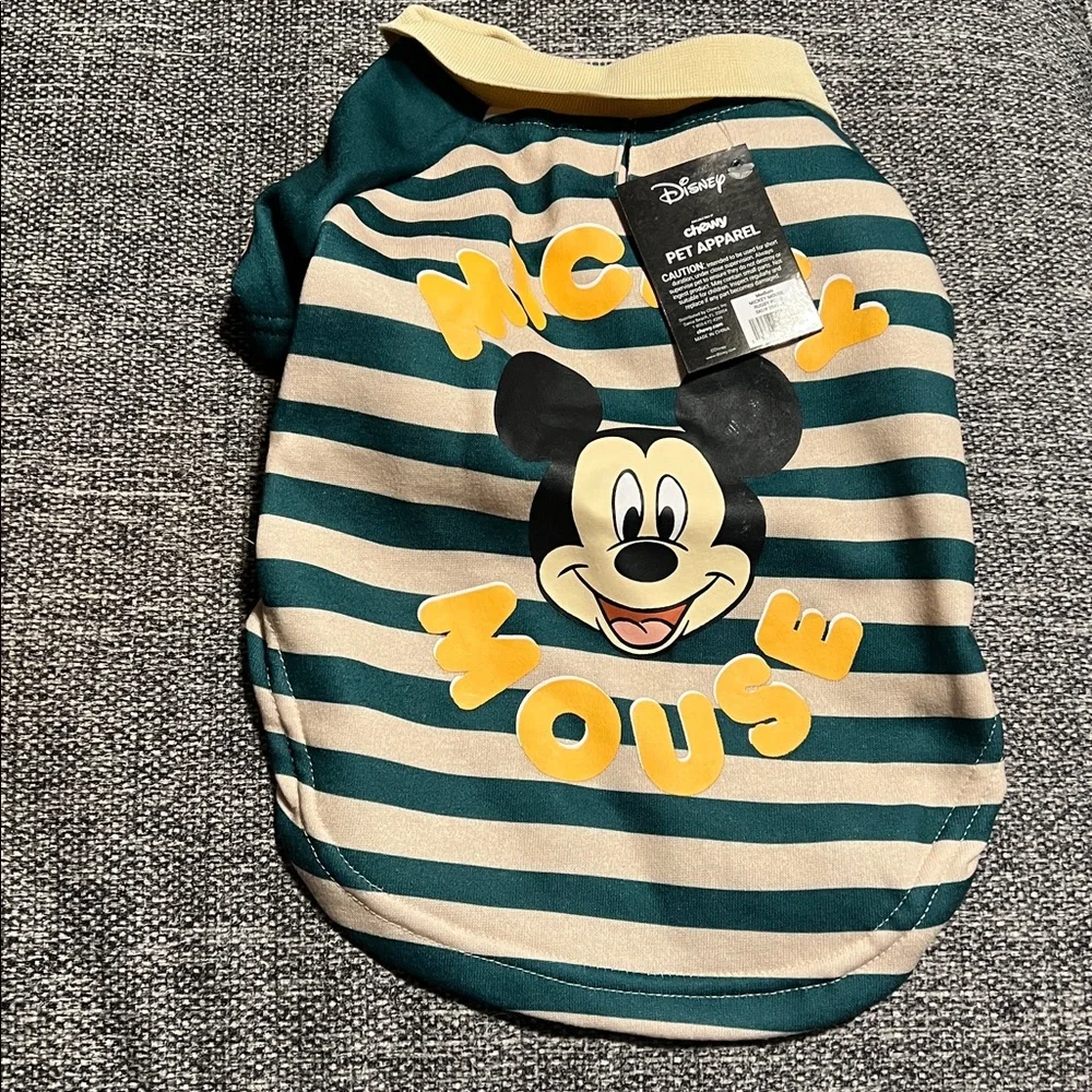 NWT Disney Mickey Mouse Rugby Dog & Cat Polo- Medium
